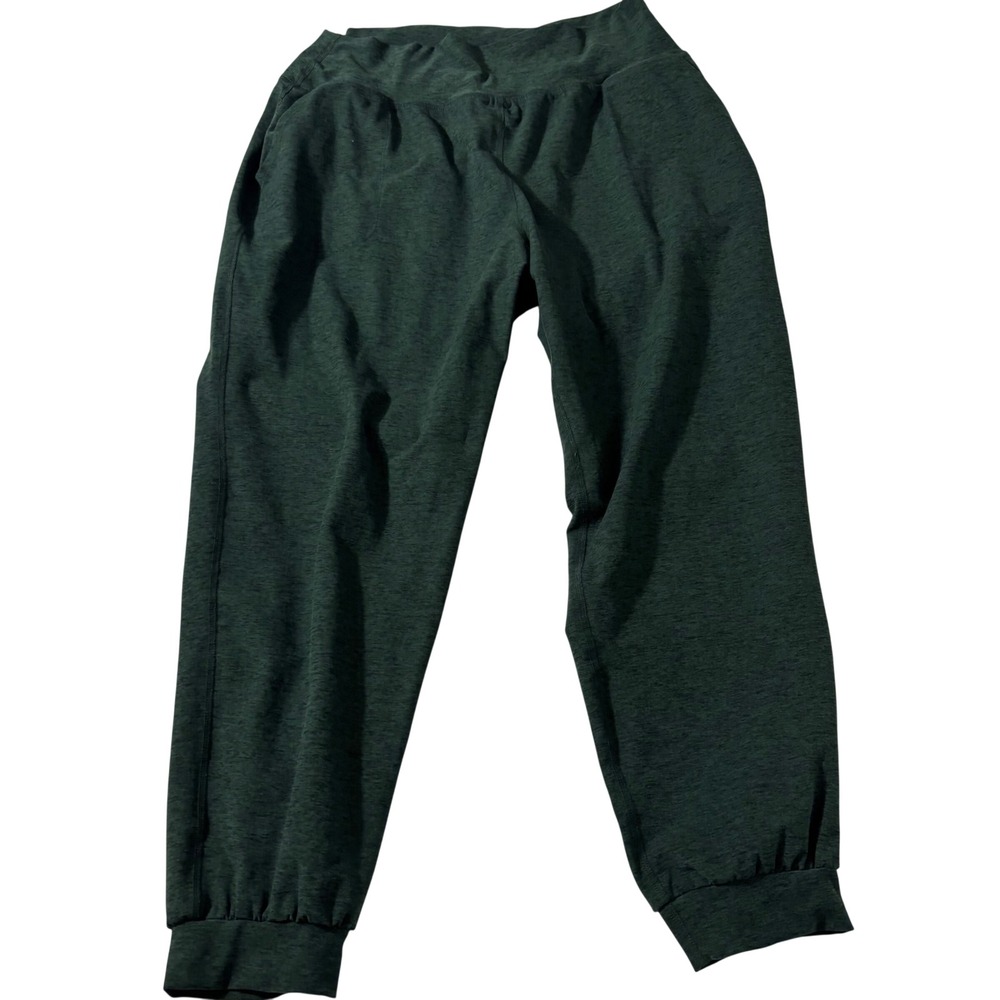 Beyond Yoga Spacedye Midi Jogger Dark Green Heather High Waist Pants 1X